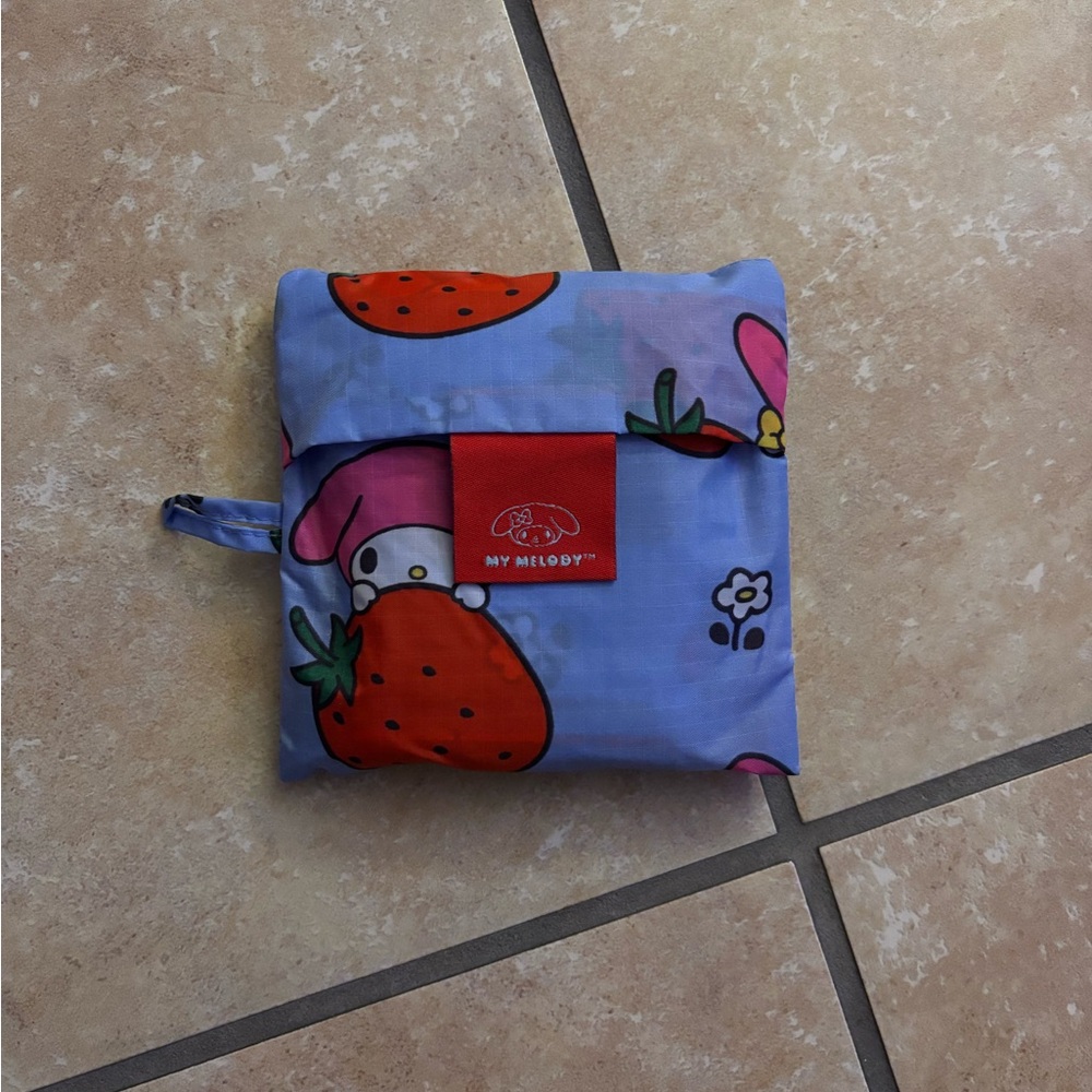 BAGGU My Melody Blue and Pink Tote STANDARD